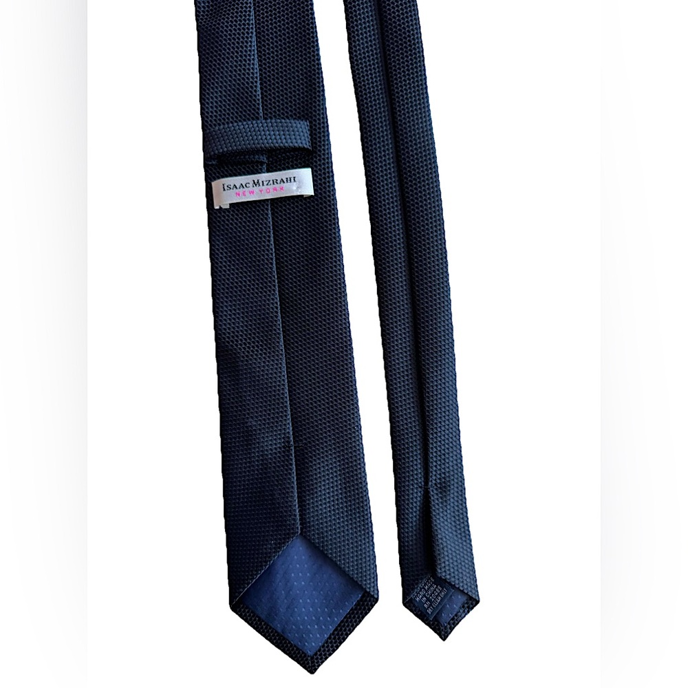 Isaac Mizrahi Men's Navy Tie